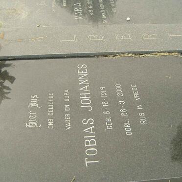 ALBERTS Tobias Johannes 1914-2000 &amp; Maria Susanna 1923-1994