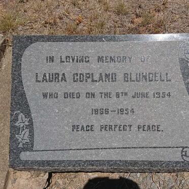BLUNDELL Laura nee COPLAND 1866-1954