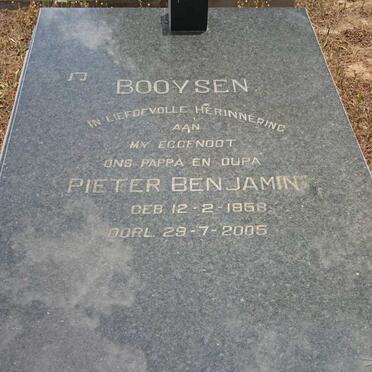 BOOYSEN Pieter Benjamin 1958-2005