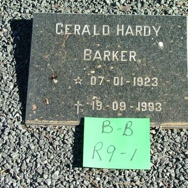 BARKER Gerald Hardy 1923-1993