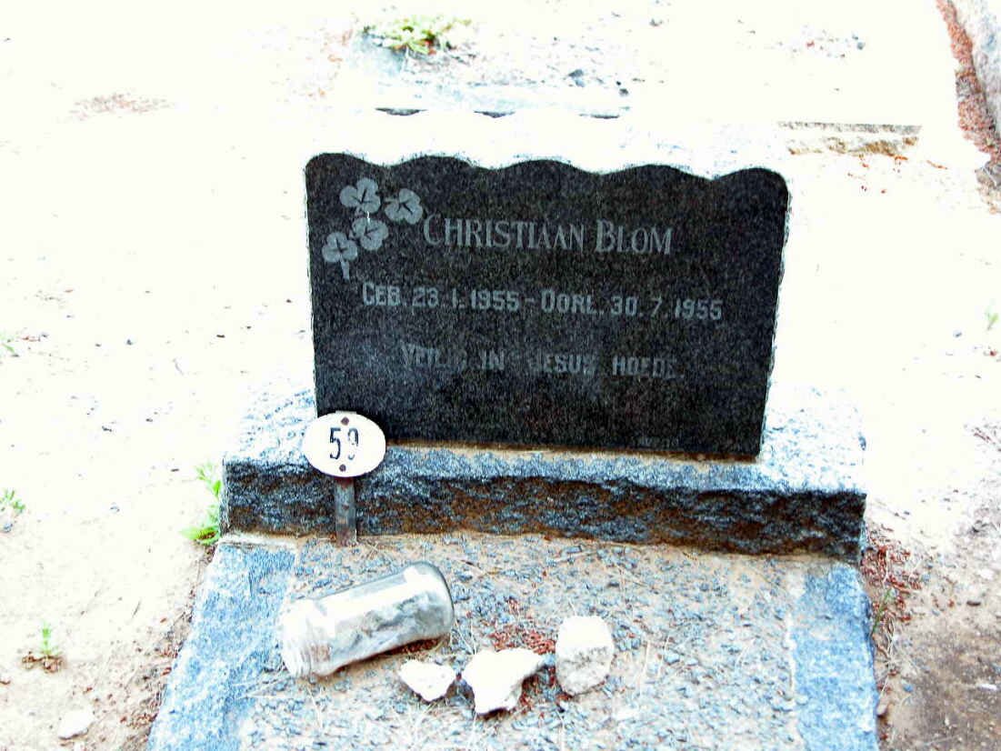 BLOM Christiaan -1955