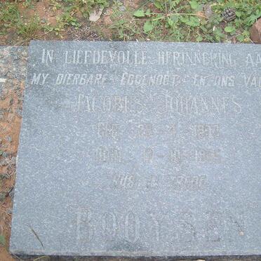 BOOYSEN Jacobus Johannes 19??-19?5