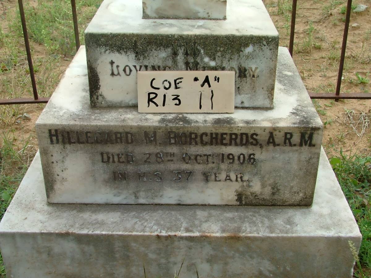 BORCHERDS Hillegard M. -1906