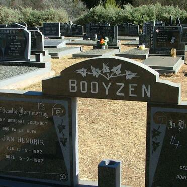 BOOYZEN Jan Hendrik 1922-1987 &amp; Yvonne 1926- 