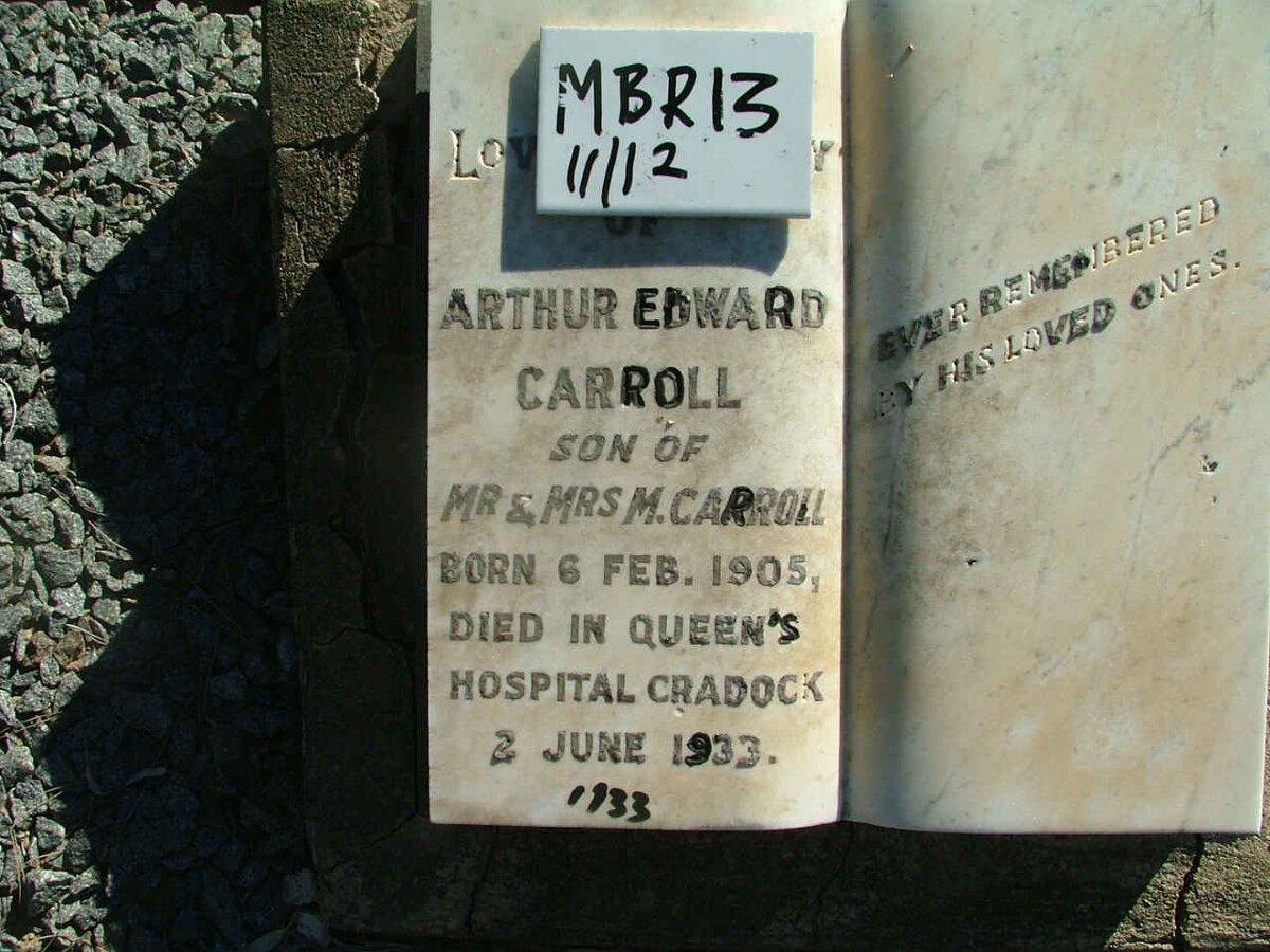 CARROLL Arthur Edward 1905-1933