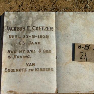 COETZER Jacobus F. -1936