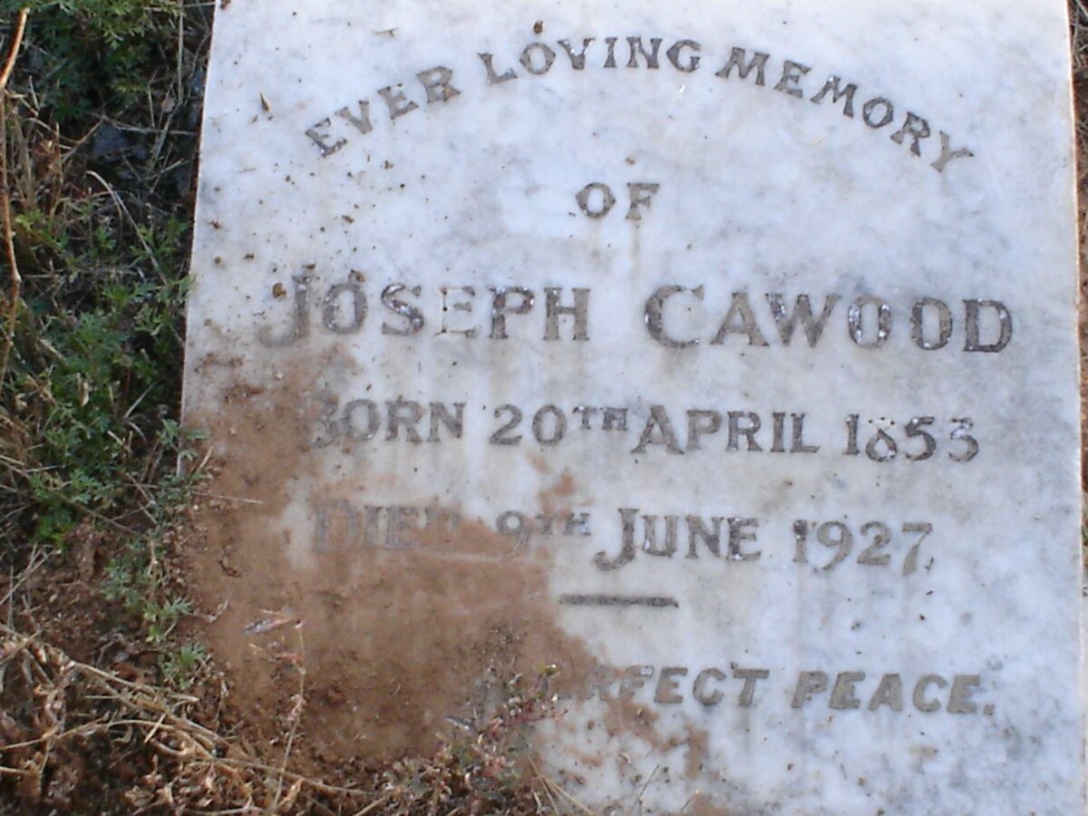 CAWOOD Joseph 1853-1927