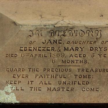 DRYSDALE Jane  -1869