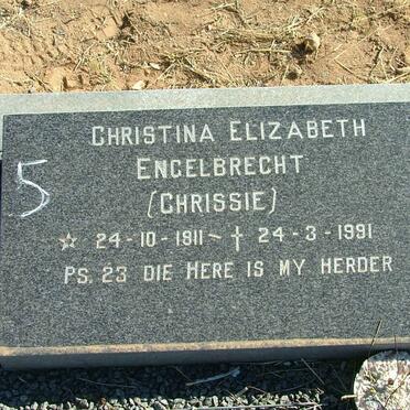 ENGELBRECHT Christina Elizabeth 1911-1991
