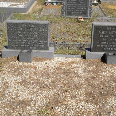 ESTERHUIZEN Abraham C. 1913-1971 &amp; Maria VERSTER 1914-1970