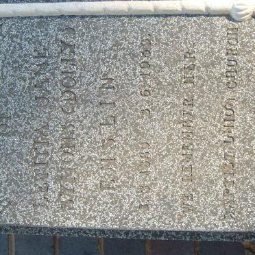 ENSLIN Letitia Jane Symons 188?-1959