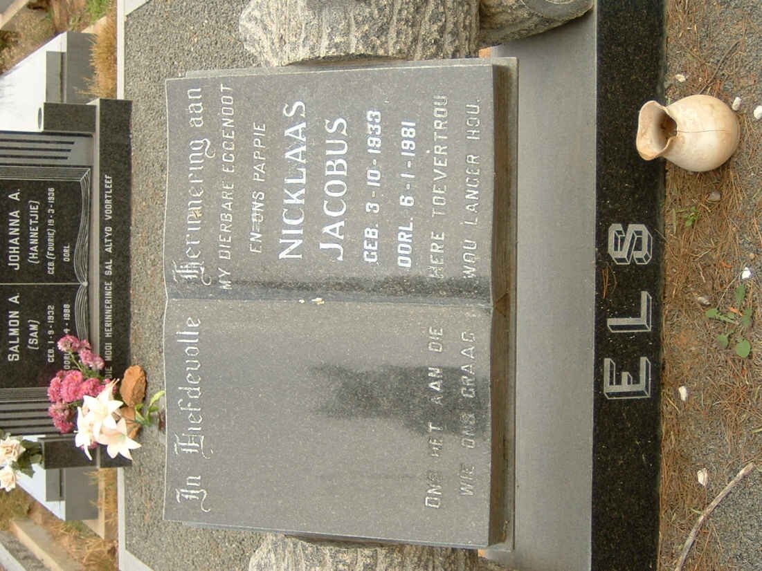 ELS Nicklaas Jacobus 1933-1981