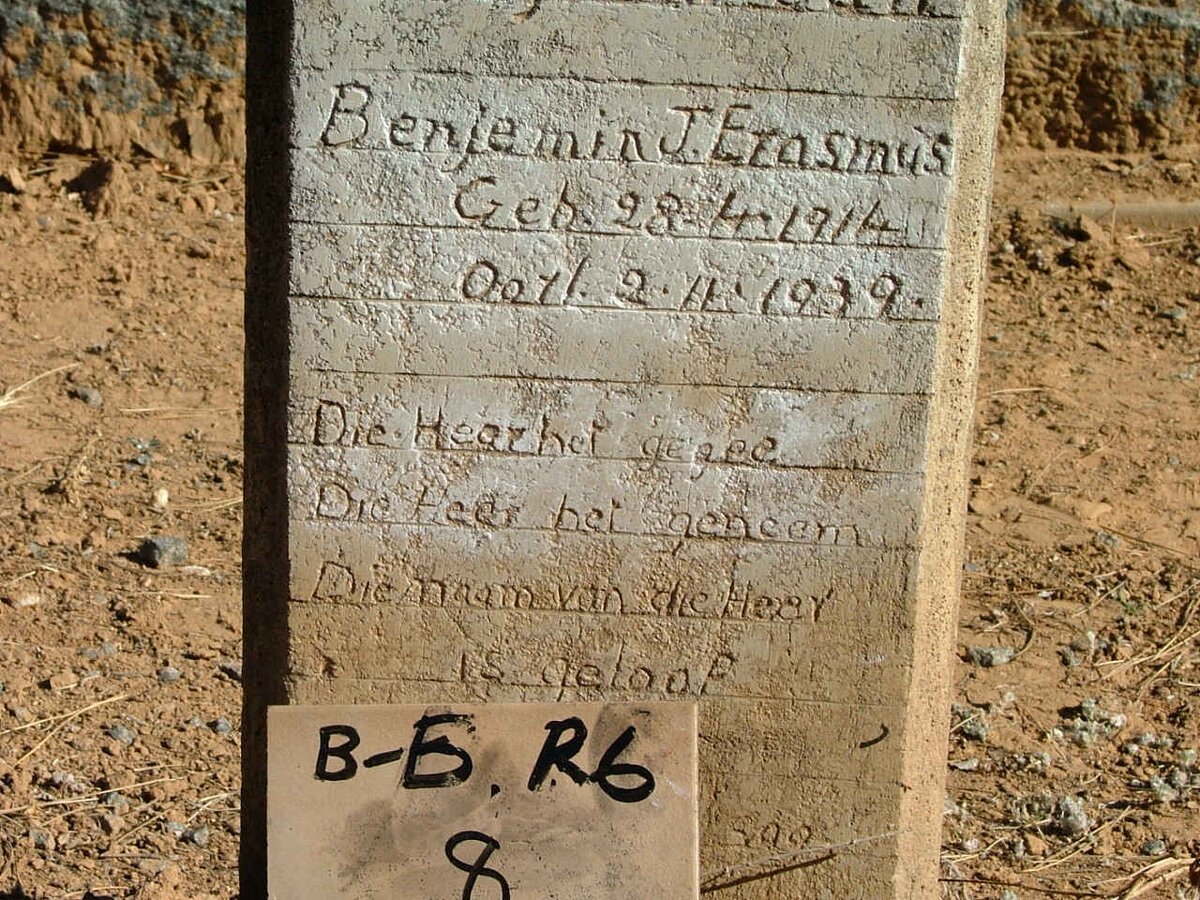 ERASMUS Benjemin J. 1914-1939