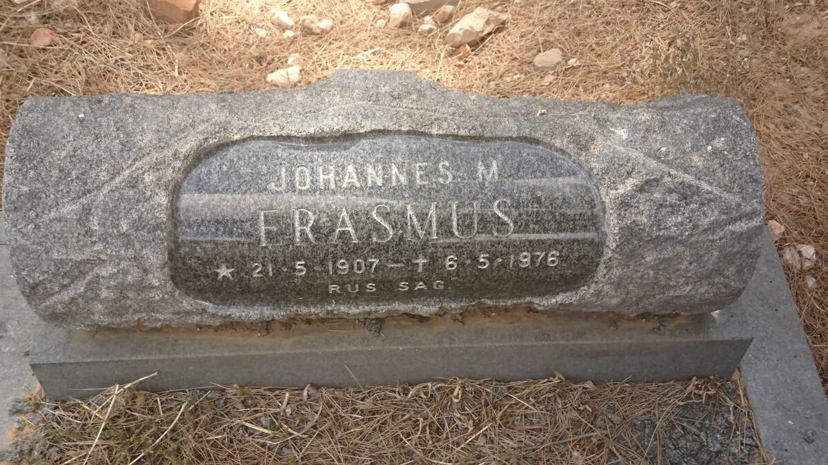 ERASMUS Johannes M. 1907-1976
