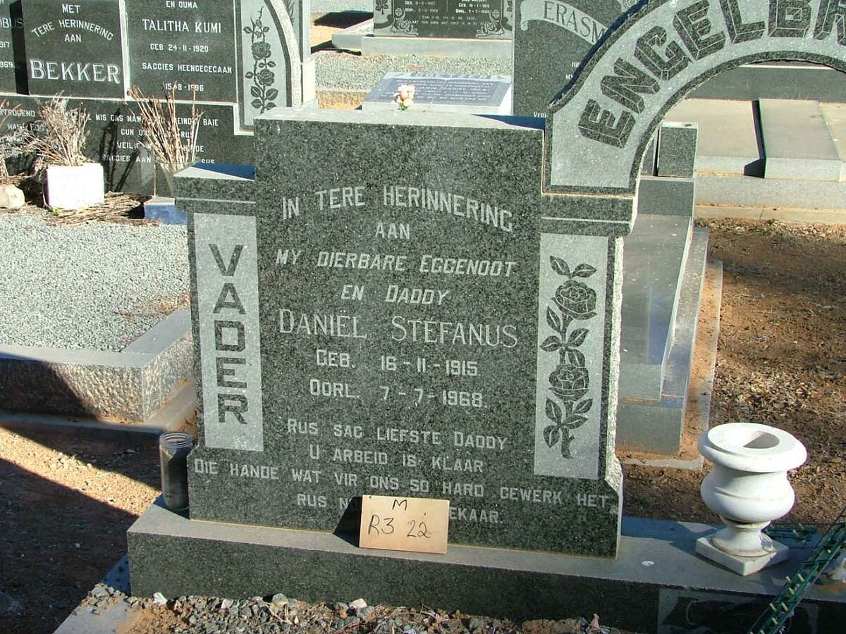 ENGELBRECHT Daniël Stefanus 1915-1968