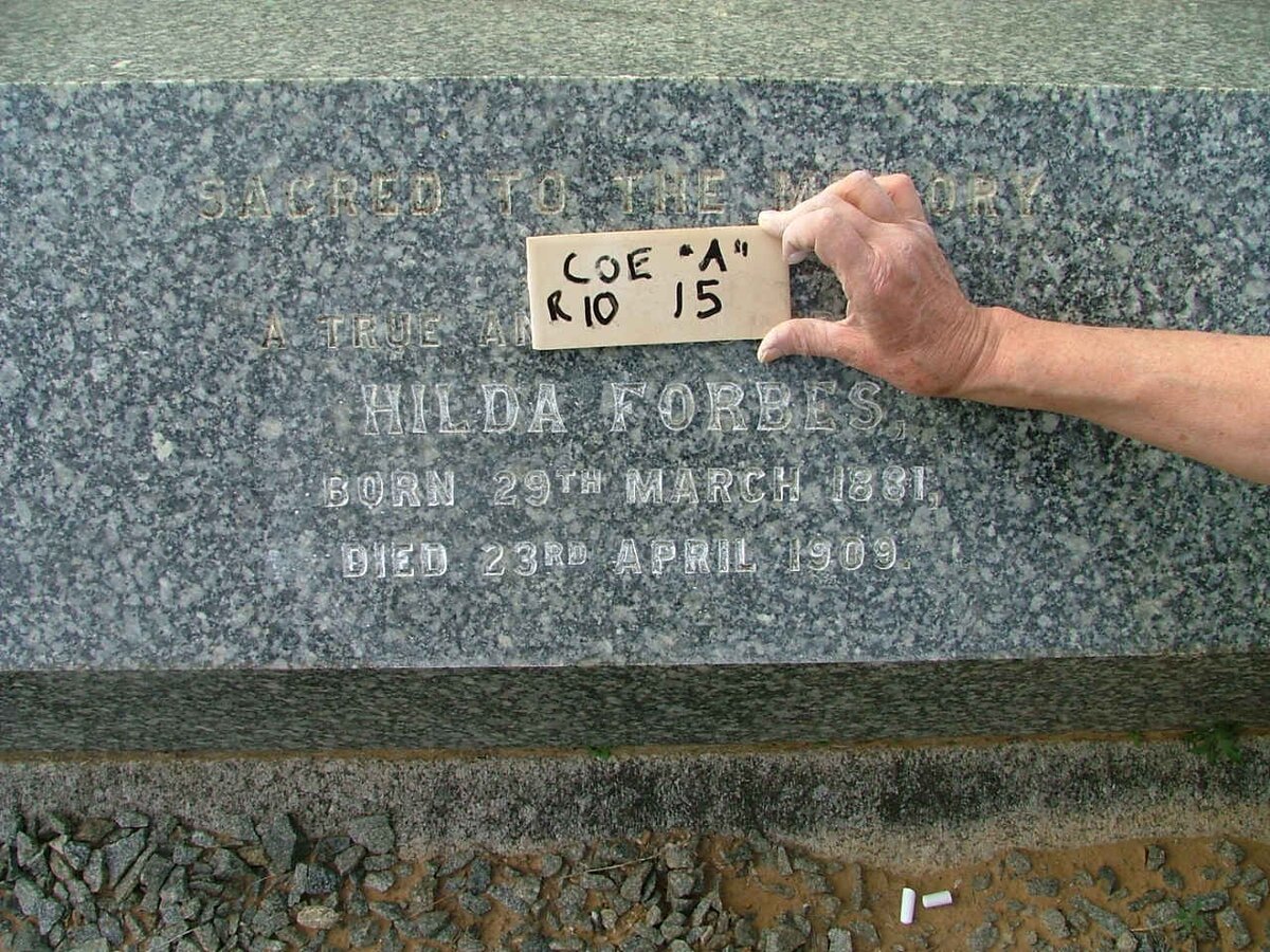 FORBES Hilda 1881-1909