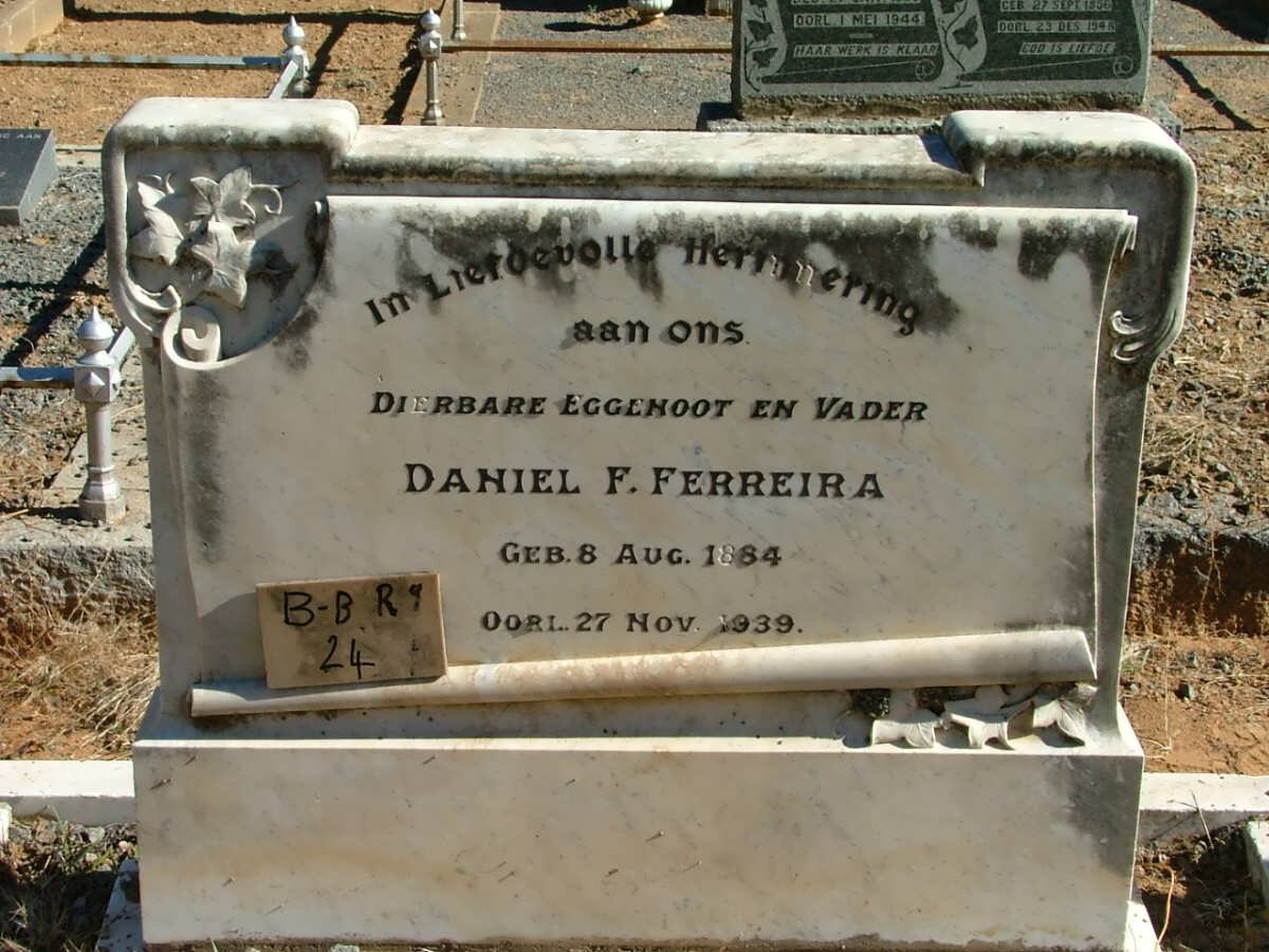 FERREIRA Daniel F. 1884-1939