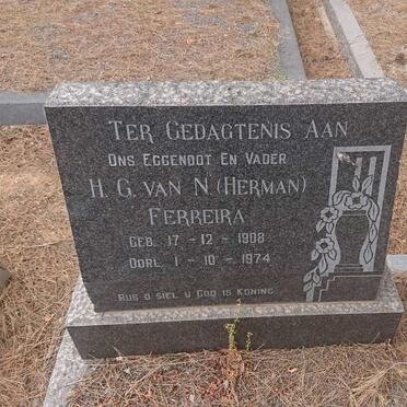 FERREIRA H.G. van N. 1908-1974