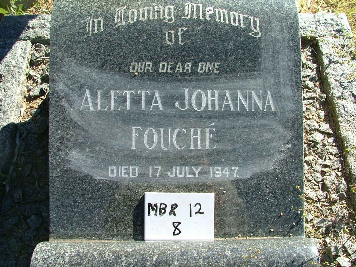 FOUCHE Aletta Johanna - 1947