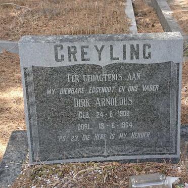 GREYLING Dirk Arnoldus 1908-1964