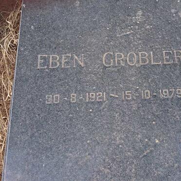 GROBLER Eben 1921-1979