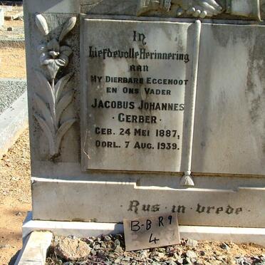 GERBER Jacobus Johannes 1887-1939