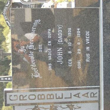 GROBBELAAR John 1906-1984