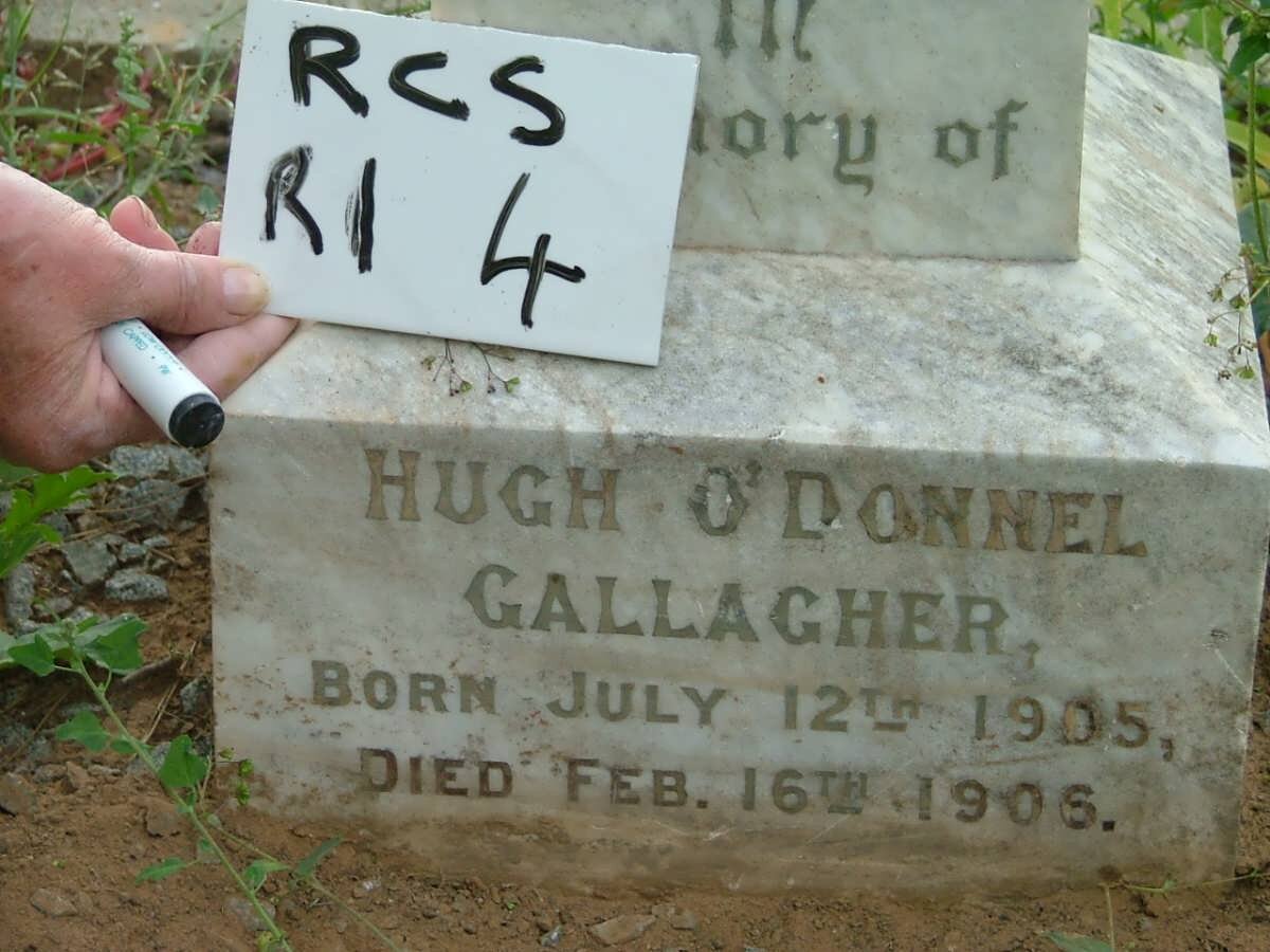 GALLAGHER Hugh O'Donnel 1905-1906