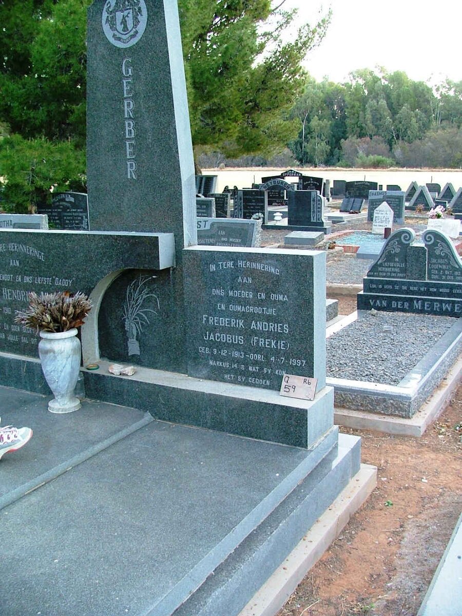 GERBER Frederik Andries Jacobus 1913-1997