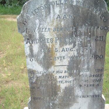 HOUGH Andries Petrus 189?-1920