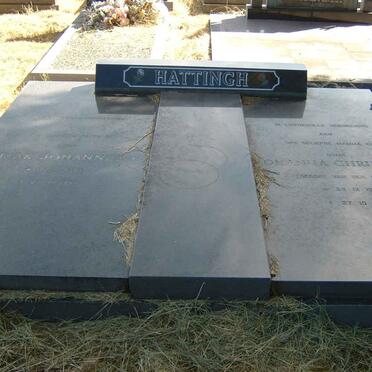 HATTINGH Izak Johannes ????-???? &amp; Johanna Christiana VAN DER WALT 1934-1994