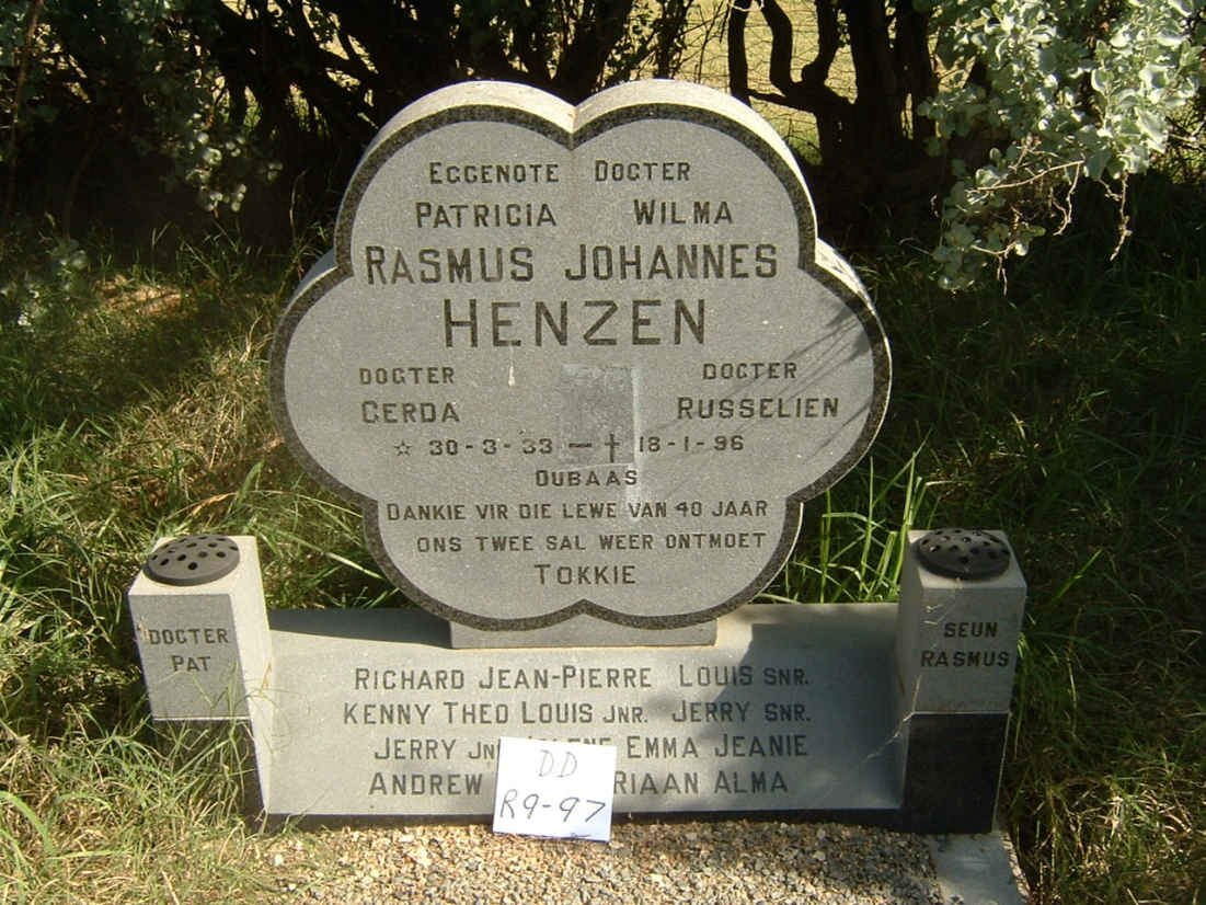 HENZEN Rasmus Johannes 1933-1996