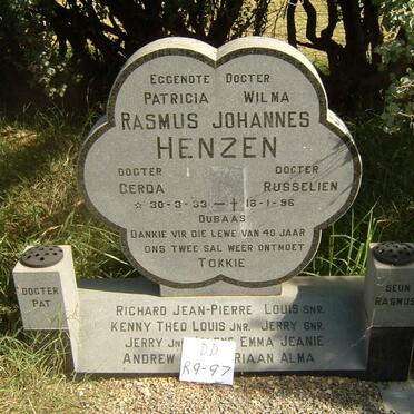 HENZEN Rasmus Johannes 1933-1996