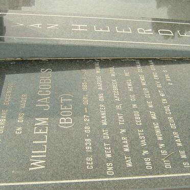 HEERDEN Willem Jacobus, van 1938-1985