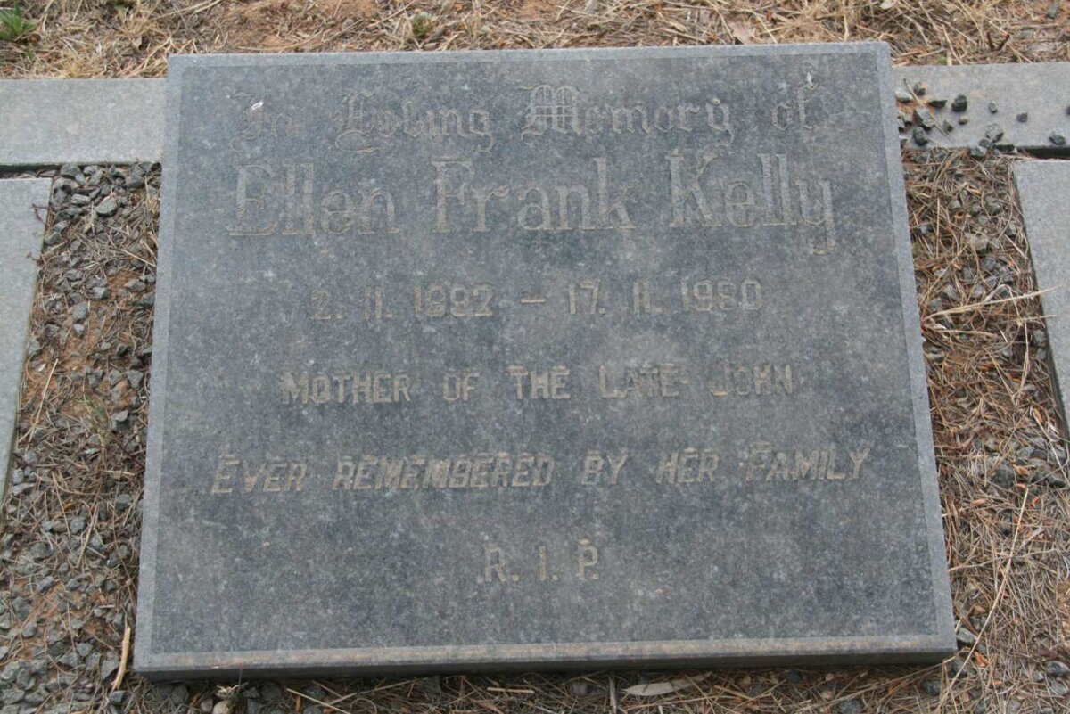 KELLY Ellen Frank 1892-1980