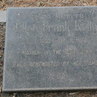 KELLY Ellen Frank 1892-1980