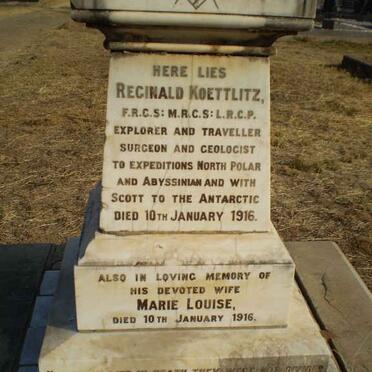 KOETTLITZ Reginald -1916 &amp; Marie Louise -1916
