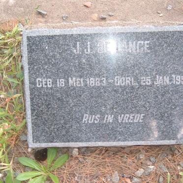 LANGE J.J., de 1883-1958