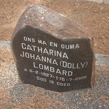 LOMBARD Catharina Johanna 1927-2001