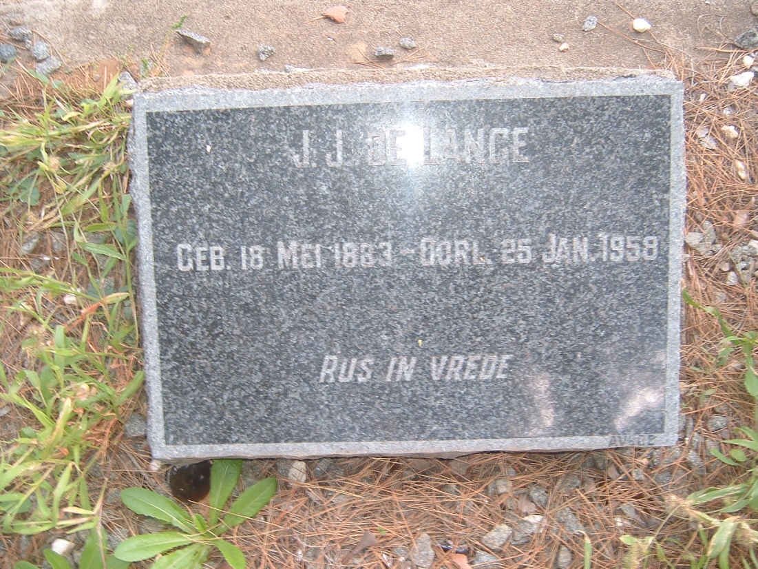 LANGE J.J., de 1883-1958