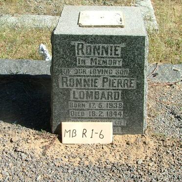 LOMBARD Ronnie Pierre 1938-1944