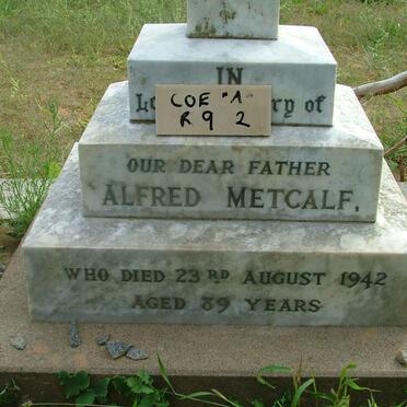 METCALF Alfred -1942