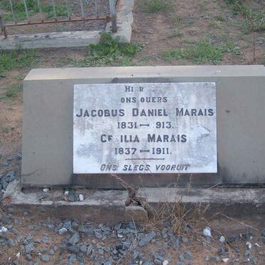 MARAIS Jacobus Daniel 1831-1913 &amp; Cecilia 1837-1911