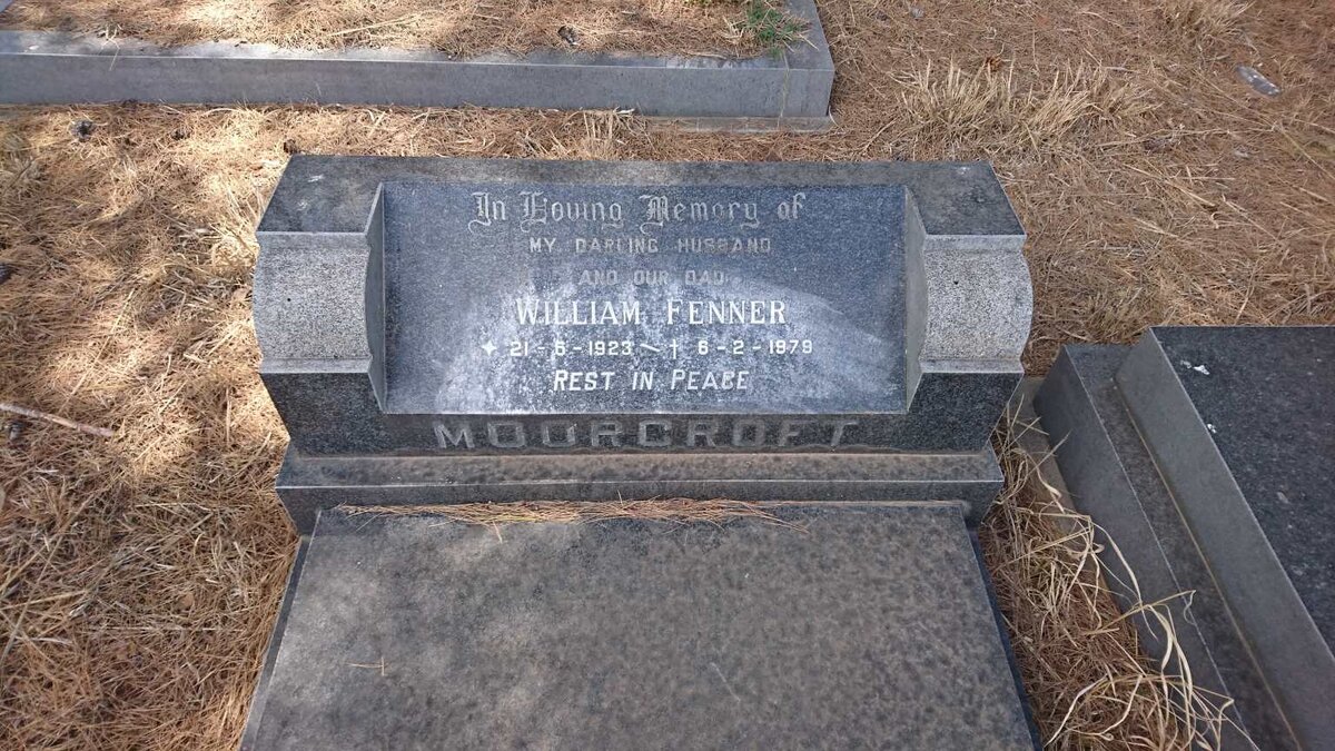 MOORCROFT William Fenner 1923-1979