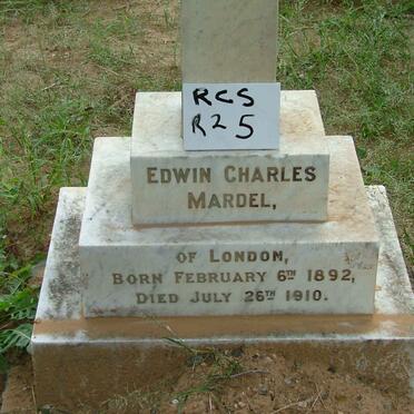 MARDEL Edwin Charles 1892-1910