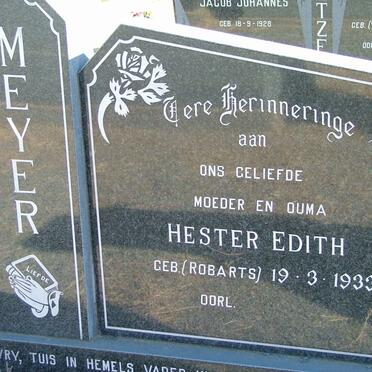 MEYER Hester Edith nee ROBARTS 1933-