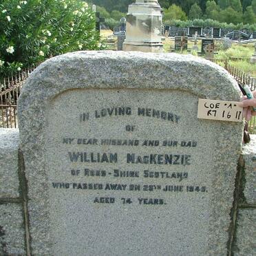 MACKENZIE William -1945