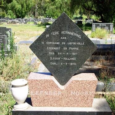 NOORT Leender 1927-1970