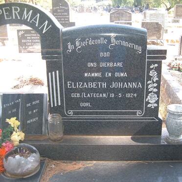 OPPERMAN Phillipus Cornelius 1920-1992 &amp; Elizabeth Johanna LATEGAN 1924-