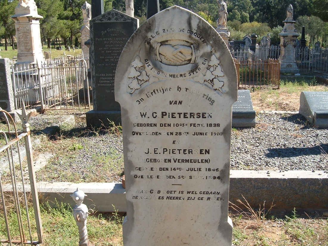 PIETERSEN W.C. 1838-191? &amp; J.E. VERMEULEN 1846-1894
